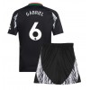 Baby Fußballbekleidung Arsenal Gabriel Magalhaes #6 Auswärtstrikot 2024-25 Kurzarm (+ kurze hosen)